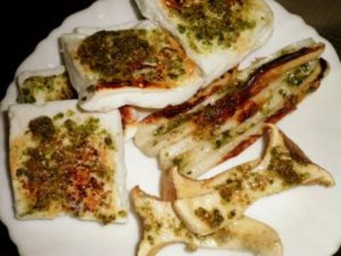 青海苔マヨネーズの焼き物